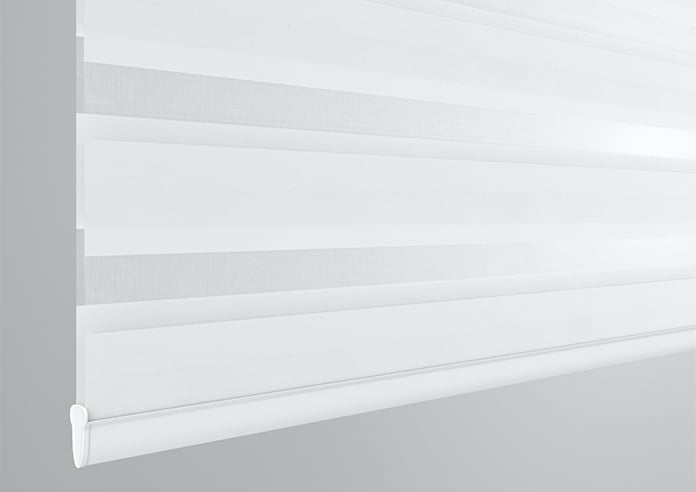 Shine, Silk White  - Motorised Day and Night Blind - Image 4